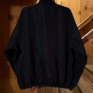 Surf Style Vintage 90s Mens XXL Black Zip Pullover Classic Windbreaker